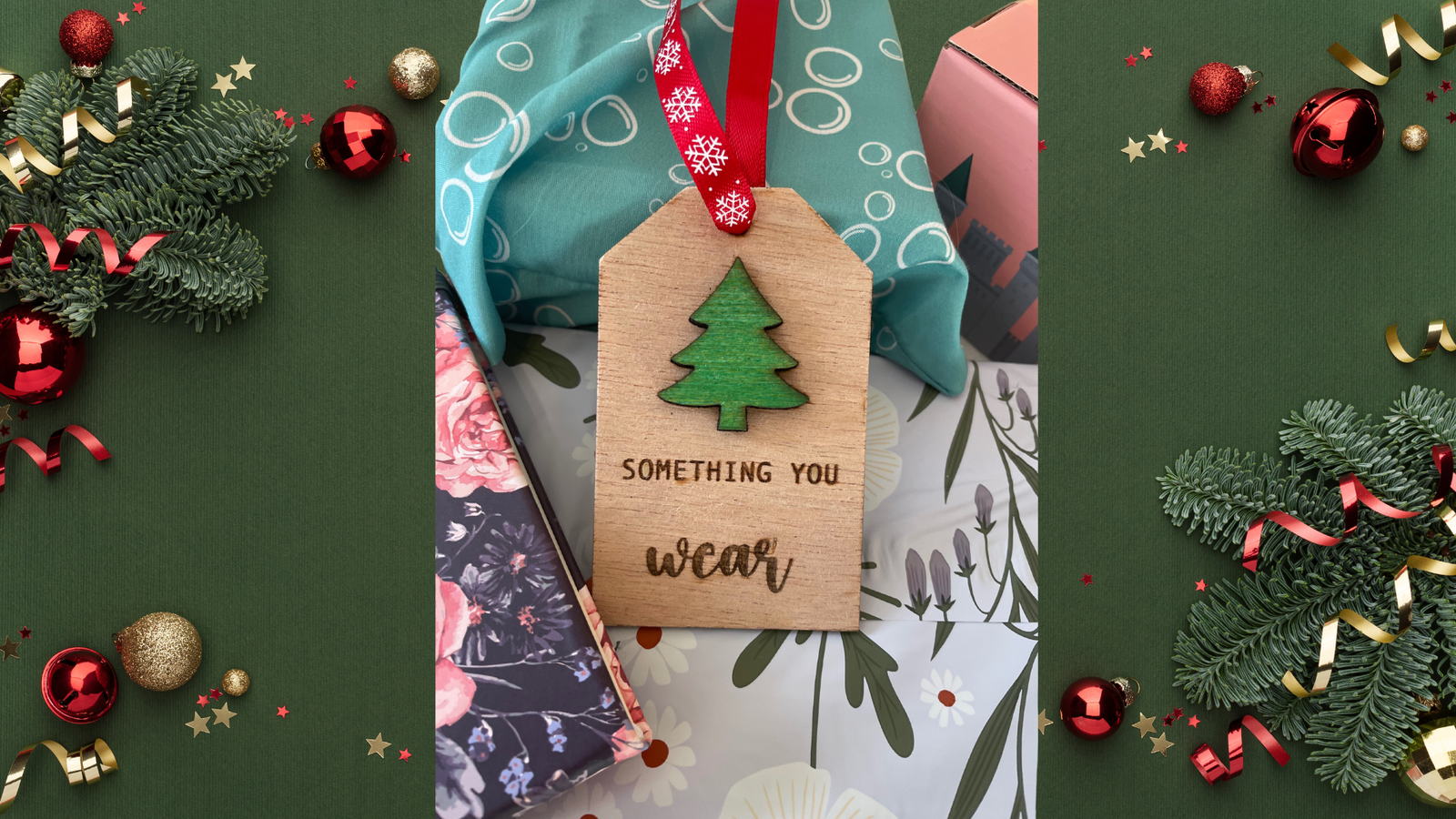 Rustic Wood Holiday Gift Tags – Laser Engraved Personalized Christmas Present Tags Set - Image 2